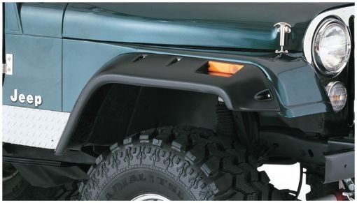 Picture of Bushwacker 59 - 83 Jeep CJ5 Cutout Style Flares 2pc - Black
