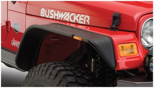 Picture of Bushwacker 97 - 06 Jeep TJ Flat Style Flares 2pc - Black