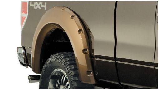 Picture of Bushwacker 09 - 14 Ford F - 150 Styleside Max Pocket Style Flares 2pc 67.078.897.4in Bed - Black