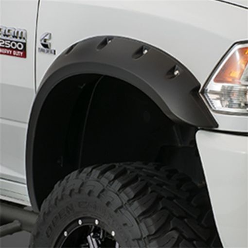 Picture of Bushwacker 15 - 18 Chevy Silverado 2500 HD Max Pocket Style Flares 2pc - Black