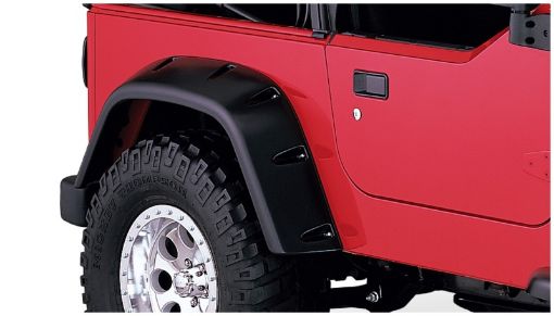 Picture of Bushwacker 97 - 06 Jeep TJ Max Pocket Style Flares 2pc - Black