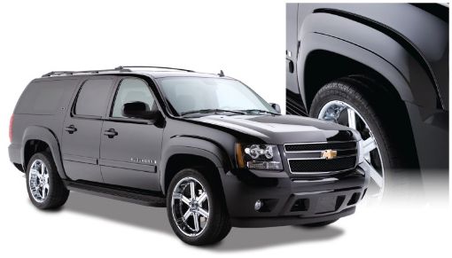 Picture of Bushwacker 07 - 14 Chevy Suburban 1500 OE Style Flares 4pc Does Not Fit LTZ - Black
