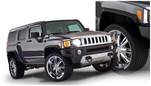Picture of Bushwacker 06 - 10 Hummer H3 OE Style Flares 4pc - Black