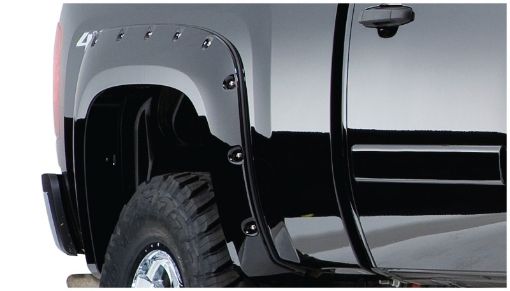 Picture of Bushwacker 07 - 13 Chevy Silverado 1500 Fleetside Pocket Style Flares 2pc 78.797.6in Bed - Black