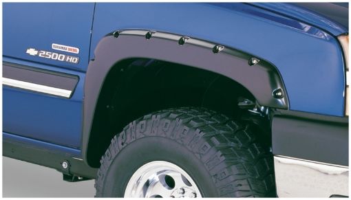 Picture of Bushwacker 07 - 07 Chevy Silverado 1500 Classic Fleetside Pocket Style Flares 2pc - Black