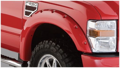 Picture of Bushwacker 08 - 10 Ford F - 250 Super Duty Pocket Style Flares 2pc - Black