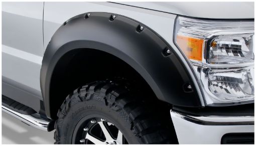 Picture of Bushwacker 11 - 16 Ford F - 250 Super Duty Pocket Style Flares 2pc - Black