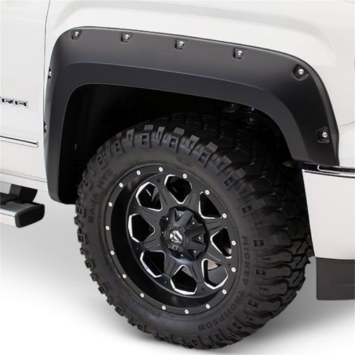 Picture of Bushwacker 17 - 18 Ford F - 250 Super Duty Pocket Style Flares 2pc - Black
