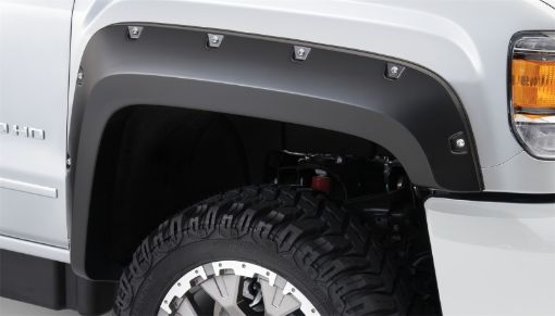 Picture of Bushwacker 15 - 18 GMC Sierra 2500 HD Pocket Style Flares 2pc - Black
