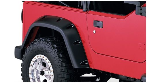 Picture of Bushwacker 97 - 06 Jeep TJ Pocket Style Flares 2pc - Black