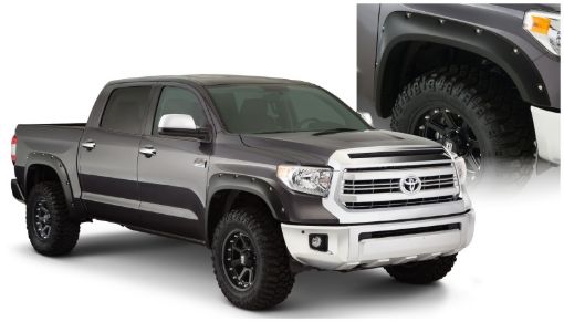 Picture of Bushwacker 14 - 18 Toyota Tundra Fleetside Pocket Style Flares 4pc 66.778.797.6in Bed - Black
