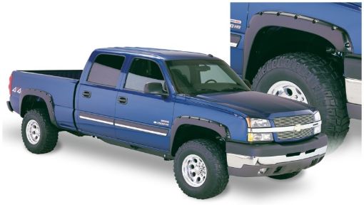 Picture of Bushwacker 07 - 07 Chevy Silverado 1500 Classic Fleetside Pocket Style Flares 4pc - Black