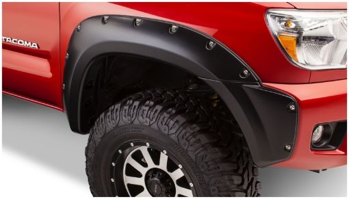 Picture of Bushwacker 12 - 15 Toyota Tacoma Fleetside Pocket Style Flares 4pc 60.3in Bed - Black