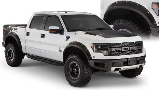Picture of Bushwacker 10 - 14 Ford F - 150 SVT Raptor Pocket Style Flares 4pc - Black