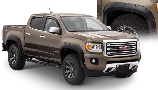 Picture of Bushwacker 15 - 18 GMC Canyon Pocket Style Flares 4pc 5ft Bed - Black