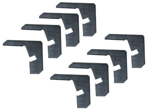 Picture of Lund 07 - 17 Chevy Silverado 1500 Crew Cab EZ Running Board Mounting Bracket Kit - Brite