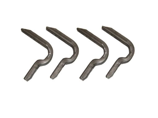 Picture of Lund 07 - 17 Chevy Silverado 1500 Std. Cab EZ Running Board Mounting Bracket Kit - Brite