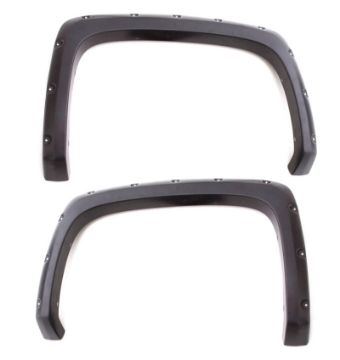 Picture of Lund 07 - 14 GMC Sierra 2500 RX - Rivet Style Textured Elite Series Fender Flares - Black (2 Pc.)