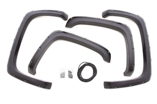 Picture of Lund 07 - 13 GMC Sierra 1500 RX - Rivet Style Smooth Elite Series Fender Flares - Black (4 Pc.)