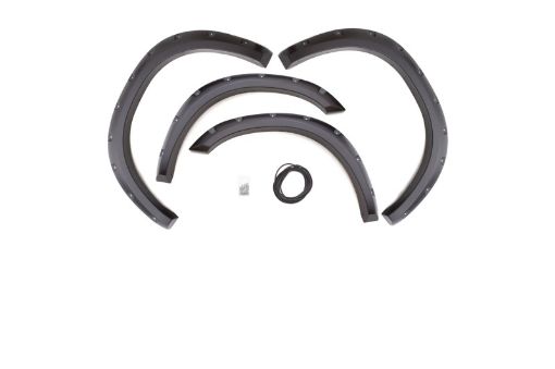 Picture of Lund 09 - 17 Dodge Ram 1500 RX - Rivet Style Textured Elite Series Fender Flares - Black (4 Pc.)