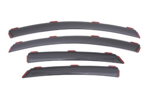 Picture of Lund 13 - 17 Ford Fusion Ventvisor Elite Window Deflectors - Smoke (4 Pc.)