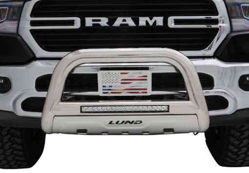 Picture of Lund 10 - 17 Dodge Ram 2500 Bull Bar wLight Wiring - Polished