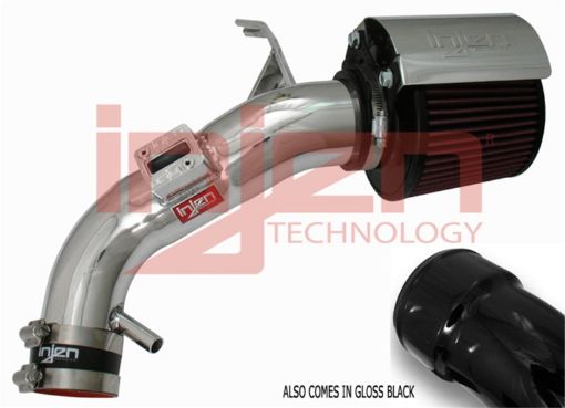 Picture of Injen 07 - 09 Altima 4 Cylinder 2.5L w Heat Shield (Automatic Only) Polished Short Ram Intake