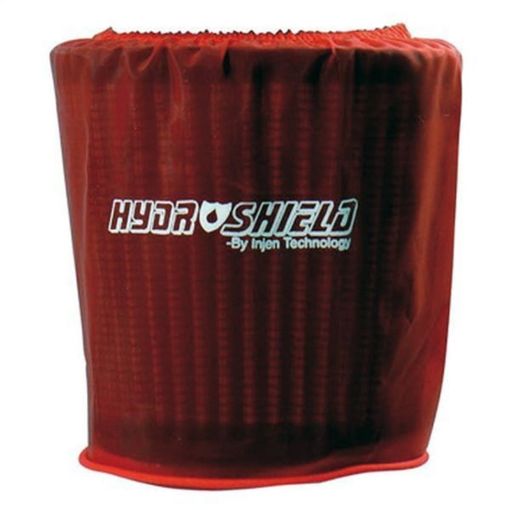 Picture of Injen Red Water Repellant Pre - Filter fits X - 1010 X - 1011 X - 1017 X - 1020 5in Base5in Tall4in Top