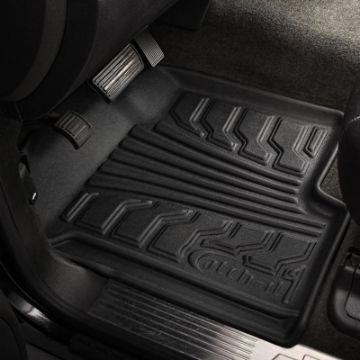 Picture of Lund 07 - 16 Toyota Tundra CrewMax Catch - It Floormat Front Floor Liner - Black (2 Pc.)