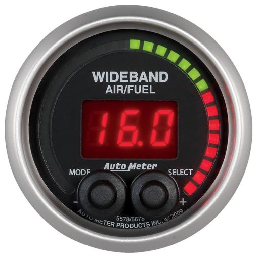 Picture of Autometer Elite 52mm Wideband AirFuel Ratio PRO Kit