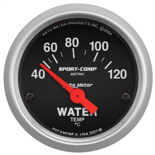 Picture of Autometer Sport - Comp 52mm 40 - 120 Degree Short Sweep Electronic Water Temperature Gauge