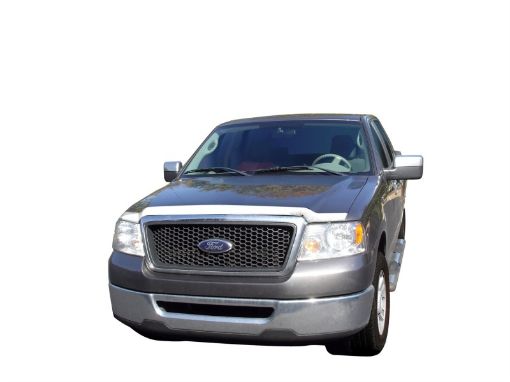 Picture of AVS 04 - 08 Ford F - 150 Aeroskin Low Profile Hood Shield - Chrome