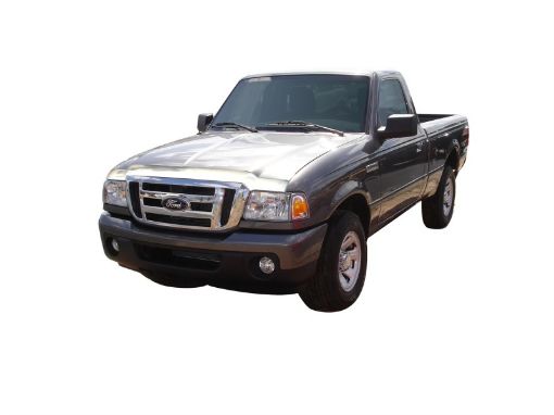 Picture of AVS 04 - 12 Ford Ranger Aeroskin Low Profile Hood Shield - Chrome