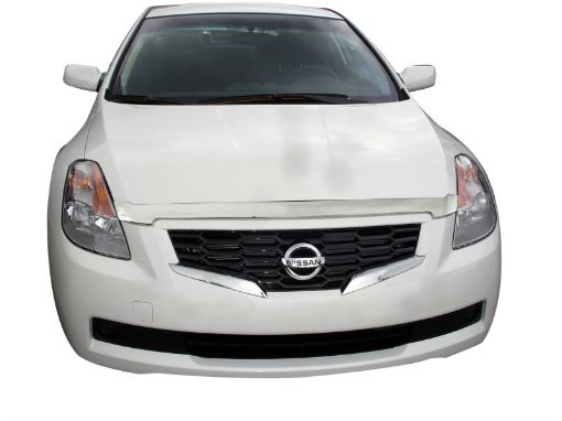 Picture of AVS 07 - 09 Nissan Altima Aeroskin Low Profile Hood Shield - Chrome