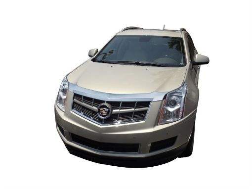 Picture of AVS 10 - 17 Cadillac SRX Aeroskin Low Profile Hood Shield - Chrome