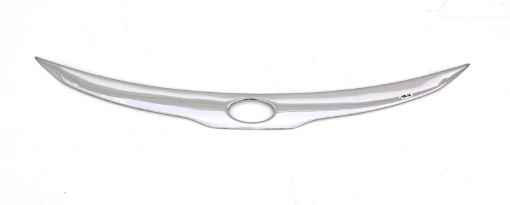 Picture of AVS 11 - 15 Kia Optima (Grille Fascia Mount) Aeroskin Low Profile Hood Shield - Chrome