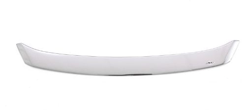 Picture of AVS 12 - 13 Ford Fiesta Aeroskin Low Profile Hood Shield - Chrome