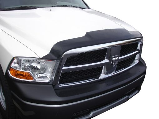 Picture of AVS 02 - 08 Dodge RAM 1500 Aeroskin Low Profile Acrylic Hood Shield - Smoke