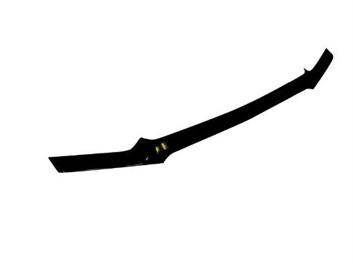 Picture of AVS 03 - 05 Chevy Silverado 1500 Aeroskin Low Profile Acrylic Hood Shield - Smoke