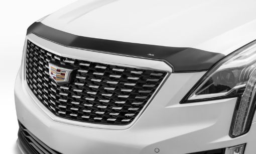 Picture of AVS 17 - 18 Cadillac XT5 Aeroskin Low Profile Acrylic Hood Shield - Smoke