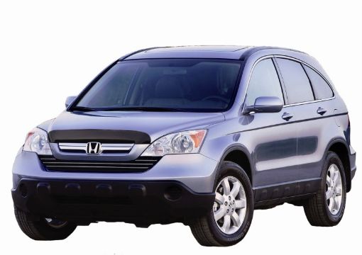 Picture of AVS 07 - 09 Honda CR - V Aeroskin Low Profile Acrylic Hood Shield - Smoke