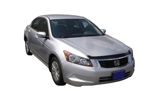 Picture of AVS 08 - 12 Honda Accord (Sedan ONLY) Aeroskin Low Profile Acrylic Hood Shield - Smoke
