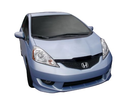 Picture of AVS 09 - 10 Honda Fit Aeroskin Low Profile Acrylic Hood Shield - Smoke