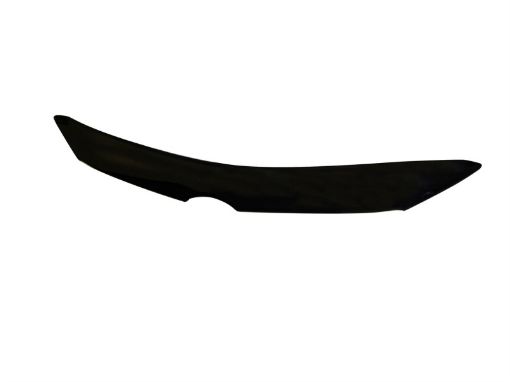 Picture of AVS 09 - 10 Toyota Corolla (Grille Fascia Mount) Aeroskin Low Profile Acrylic Hood Shield - Smoke