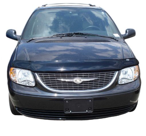 Picture of AVS 01 - 07 Chrysler Town Country High Profile Bugflector II Hood Shield - Smoke