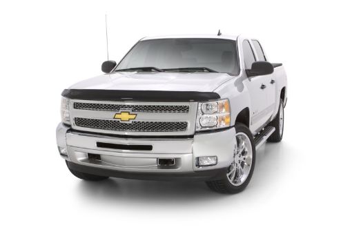 Picture of AVS 07 - 13 Chevy Silverado 1500 High Profile Bugflector II Hood Shield - Smoke