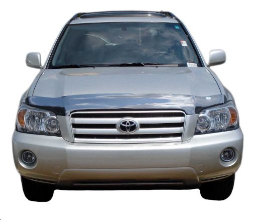 Picture of AVS 01 - 07 Toyota Highlander High Profile Bugflector II Hood Shield - Smoke