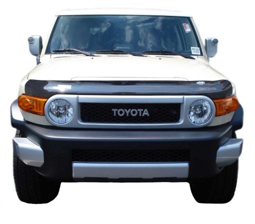 Picture of AVS 07 - 14 Toyota FJ Cruiser High Profile Bugflector II Hood Shield - Smoke
