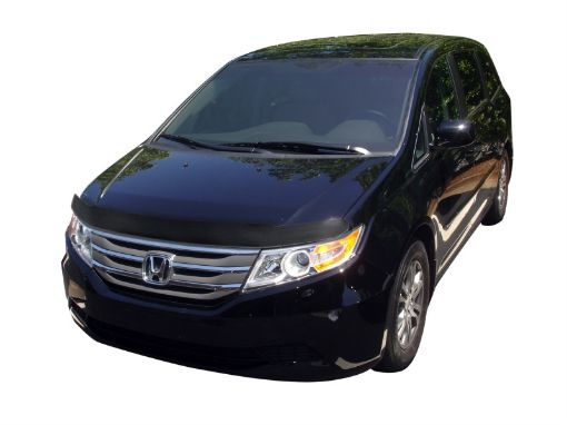 Picture of AVS 11 - 13 Honda Odyssey High Profile Bugflector II Hood Shield - Smoke