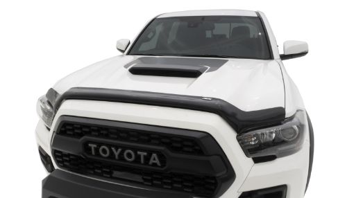 Picture of AVS 16 - 18 Toyota Tacoma Bugflector Medium Profile Hood Shield - Smoke
